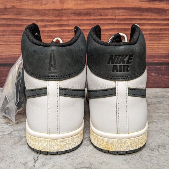 Nike Jordan Air Ship PE x A Ma Maniere Men's 11.5 White Black Shoes DX4976-100 - Picture 8 of 13